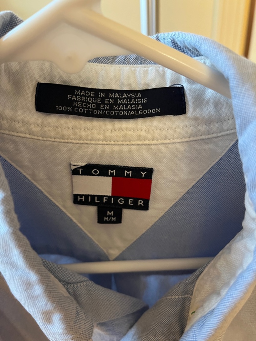 Tommy Hilfiger Light Blue Oxford Button-Up Shirt - Picture 2 of 6